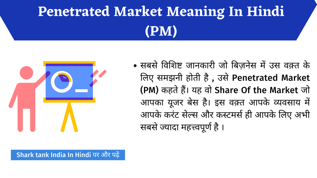 Penetrated Market Meaning In Hindi (PM)