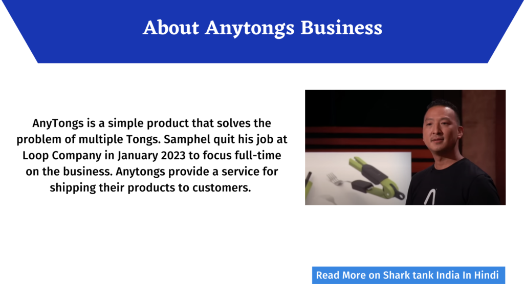 Shark Tank: Anytongs Instantly Turn Regular Into Kitchen Tongs