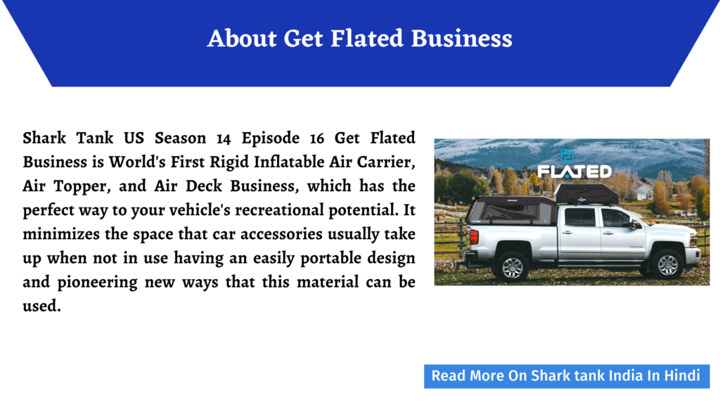 Get Flated Shark Tank US Season 14 Episode 16 Complete Review