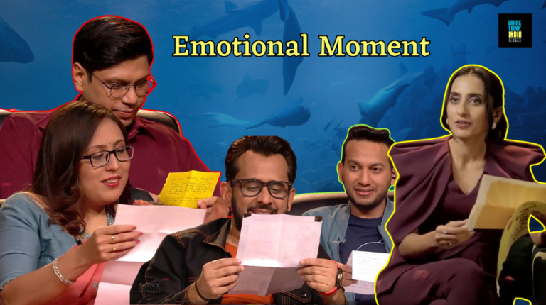 shark tank india season 3 emotional moment for sharks