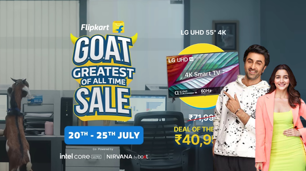 Flipkart GOAT Sale News