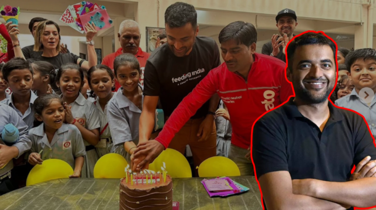 zomato founder deepinder goyal celebrating Zomato 16th Birthday