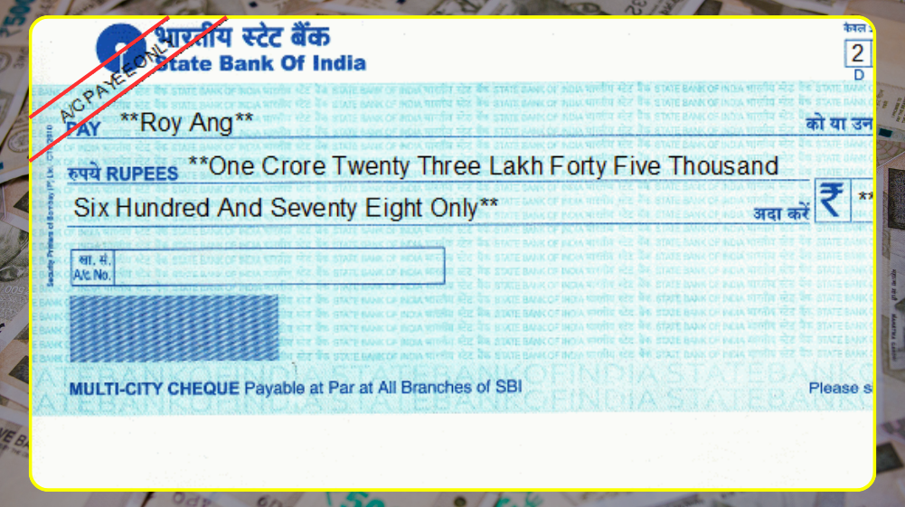 Crossed Cheque Meaning In Hindi