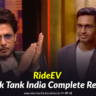 RideEV Shark Tank India